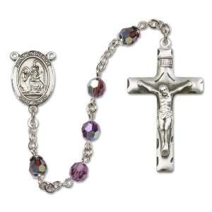  St. Catherine of Siena Amethyst Rosary Jewelry