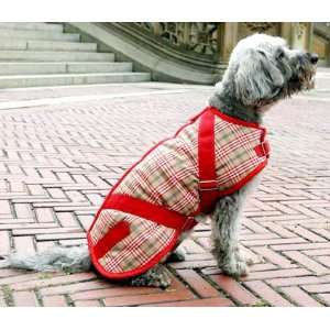  Canine Styles Red Plaid Winter Dog Coat, Size 12 Kitchen 