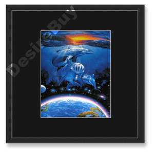 16x16 Christian Riese Lassen, Am The Earth, FRAMED   Seascape    