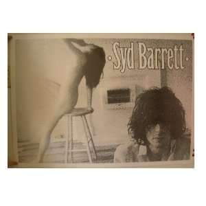 Syd Barrett Of Pink Floyd Poster Commercial Black and W