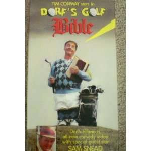 Dorfs Golf Bible starring Tim Conway    VHS Tape    Special Guest 