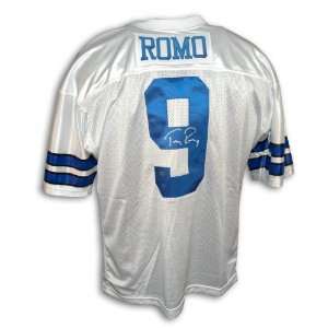  Tony Romo Dallas Cowboys White Jersey Autographed Sports 