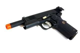   Tech Full Metal 1911 MEU Hi Capa Airsoft Gas Blowback Pistol Gun Black
