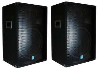 GEMINI GSM 1585 15 1400 Watt PA DJ 3 Way Speakers  