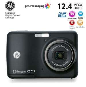 General Electric C1233 12MP Digital Camera with 3X Optical Zoom & Auto 