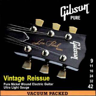 Gibson Vintage Reissue .009 Electric Guitar Strings  