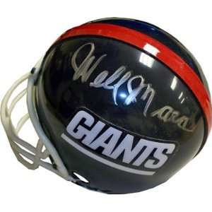 Wellington Mara Autographed Mini Helmet   Micro James Spence )