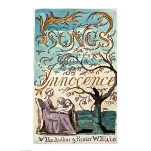   Songs of Innocence   Poster by William Blake (18x24)