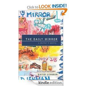 The Daily Mirror David Lehman  Kindle Store