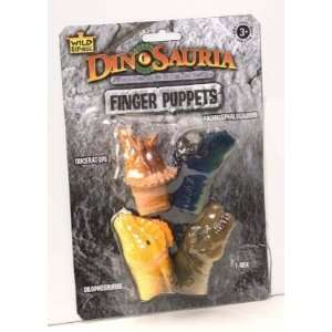  Finger Puppet Set Dinosauria Toys & Games