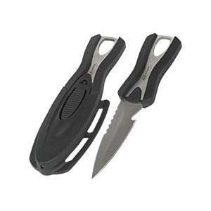  Aeris Silver Jack Dive Knife with Sheath   Stainless Steel 