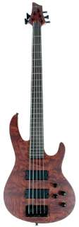 Brice HXB 405 Nat Bubinga Bass Guitar 5 String New  