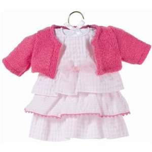   Corolle Pink Flounce Dress Set, fits 12 inch baby dolls Toys & Games
