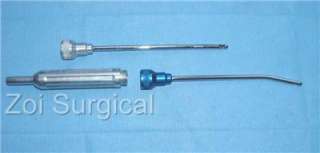 ENT Suction tube set, 5mm x 13.5cm striaght and angled  