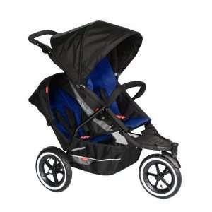    Phil and Teds Explorer Stroller with Doubles Kit  Navy Baby