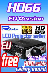 HD 1080i Video Projector HDMI for Home Theater DVD Wii  
