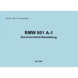  B.M.W . 801 Aircraft Engine Schematic Drawings Manual BMW 
