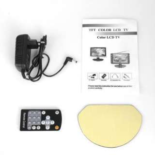 inch Car TFT LCD Color TV Monitor Remote Control Hot  