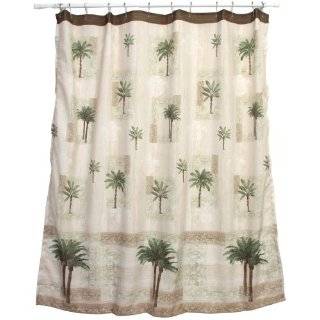    West Palm Trees   Fabric Shower Curtain Explore similar items