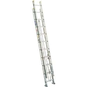   225 Pound Duty Rating Aluminum Flat D Rung Extension Ladder, 32 Foot