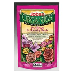    Jobes Organics Rose Fertilizer Spikes Patio, Lawn & Garden