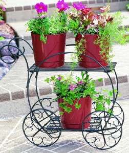 CobraCo® Two tiered Garden Cart For Flower Planters 026546390658 