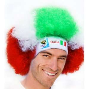 2010 FIFA World Cup South AfricaTM Afro Wig for Italy. Official 