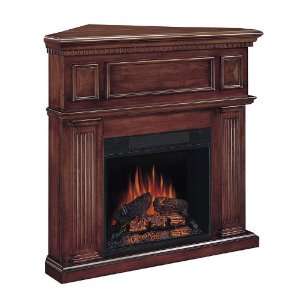  Mahogany Electric Corner Fireplace Mantel with Wireless 