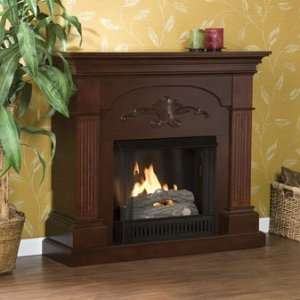    SEI Sicilian Harvest Gel Fireplace in Mahogany