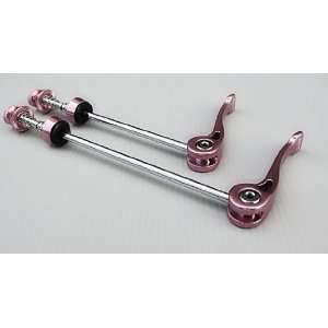  Pink Bike Quick Release Skewers,road Mtb,fixed Gear,front 