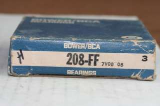 Bower BCA Federal Mogul Industrial Bearing 208 FF NOS  