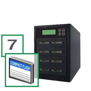   to 7 Compact Flash CF Card Duplicator