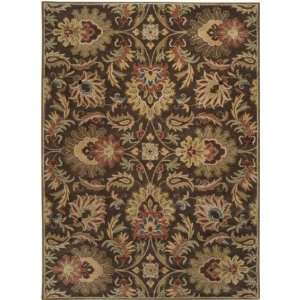 Caesar Collection Floral Hand Tufted Wool Area Rug 8.00 x 