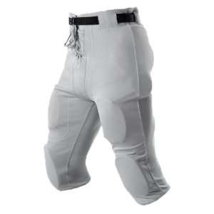  610SL 12 Oz. Polyester Football Pants GR   GREY S