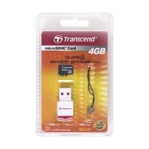   USB MicroSD Reader w/ 4GB Memory Card
