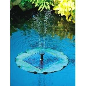  Floating Lily Solar Pond Fountain Patio, Lawn & Garden