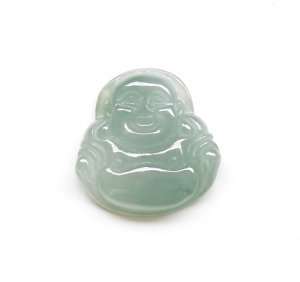   Grade Untreated Jadeite Glassy Old Jade Buddha Pendant BIG SALE  