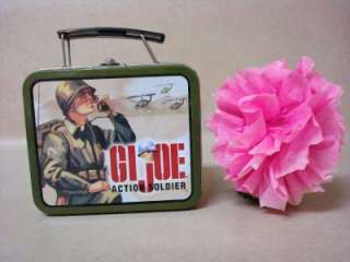Hasbro 1998 GI Joe Action Soldier Lunch Tin Box Collectible Keepsake 