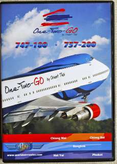 Just Planes Orient Thai Boeing 747 100 757 200 Cockpit Video DVD 