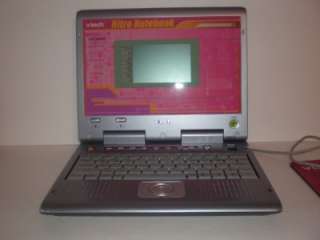 VTECH NITRO NOTEBOOK LEARNING LAPTOP PINK, MOUSE, PAD AND BATTERIES 
