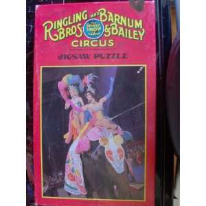   Circus Puzzle 200 Piece Vintage 1980 Elephant Walk Toys & Games