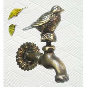  Brass Bird Garden Faucet Patio, Lawn & Garden