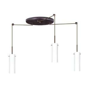  Copa Three Light Mini Pendant with Large Round Canopy 