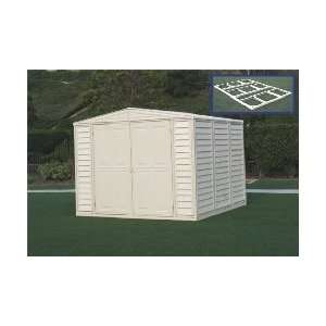  DuraMate 8 x 8 Vinyl Storage Shed with Foundation 