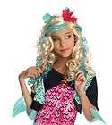 monster high lagoona blue child costume wig expedited shipping 