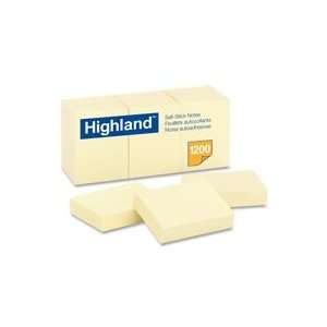  Highland 6539 Self Stick Notes, 1 3/8 Inch by 1 7/8 Inch 