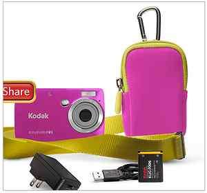 NEW Kodak EasyShare Mini M200 10 MP Digital Camera PINK W/ KODAK 