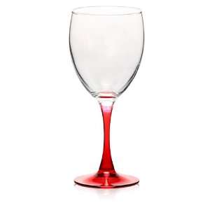  Red Stem Wine Glass 10oz