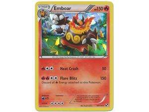    Pokemon Black and White Emboar Holo Foil Card 19/114