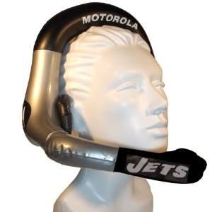  NFL New York Jets Inflatable Motorola Headset Football 